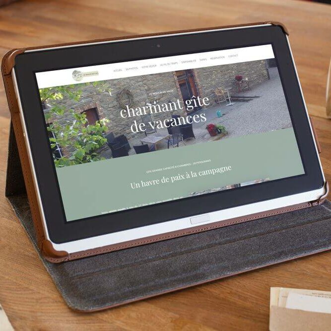 gite le moulin de Vaux creation site internet Creatifweb