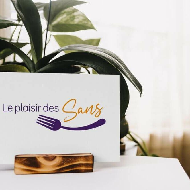logo le plaisir des sans creation creatifweb