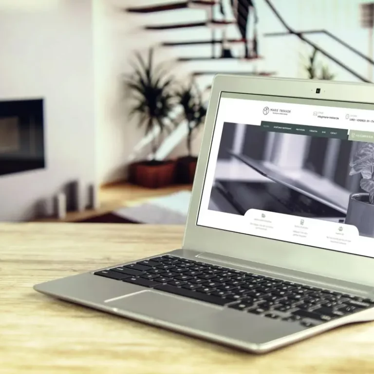 Creation site internet Marie Trekker Agence Creatifweb