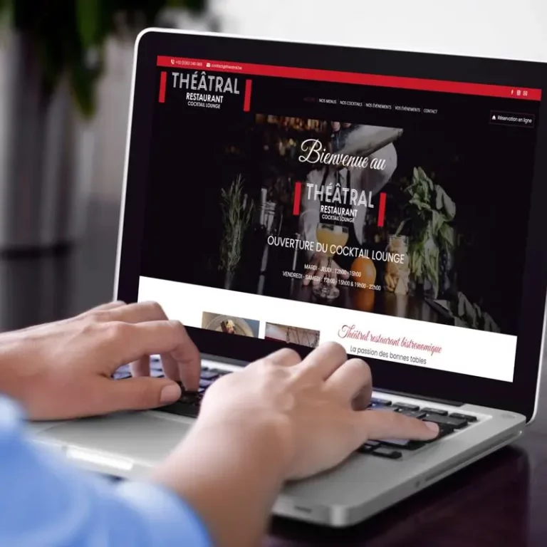 Creation site internet restaurant Théâtral Messancy Agence Creatifweb